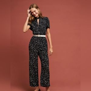 ett:twa for Anthropologie | The Karlie Jumpsuit Novelty Print Bird Print XL